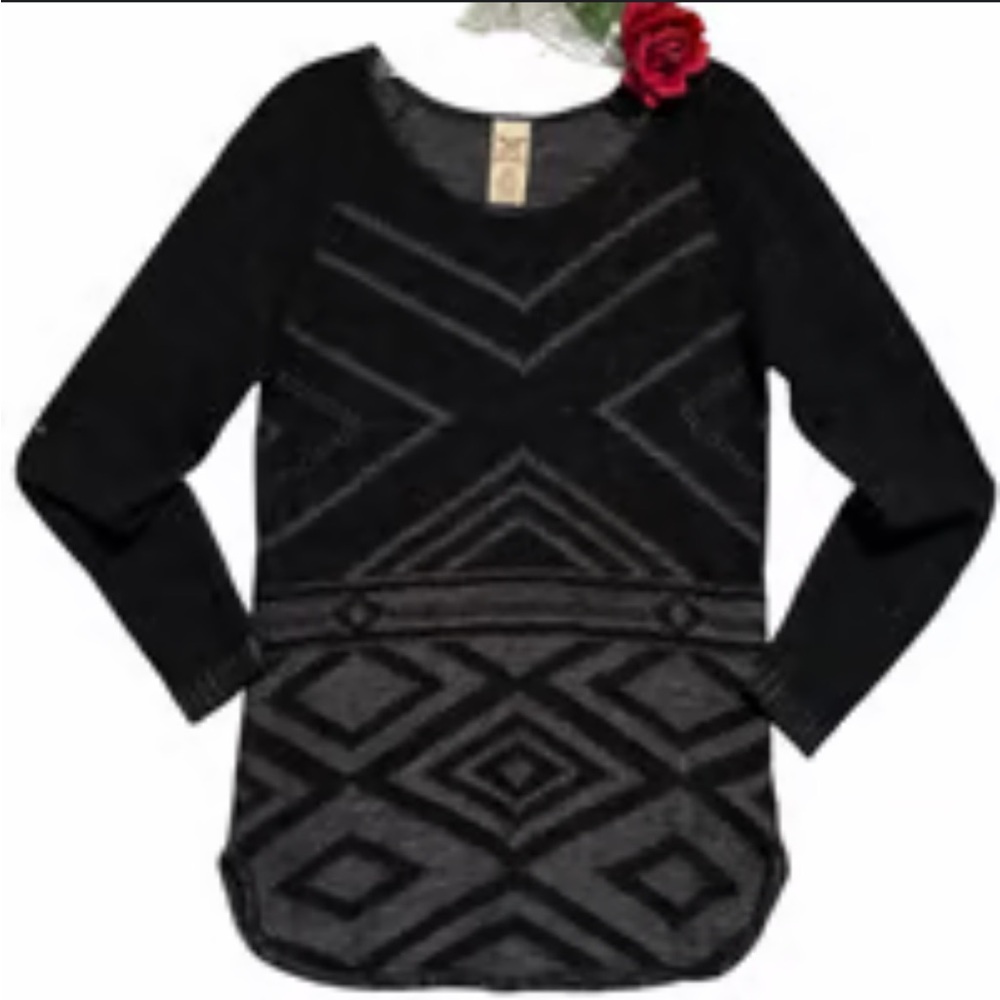 NWT FADED GLORY Popover Aztec Tunic Sweater
